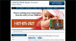 Desktop Screenshot of childinjuryfirm.com